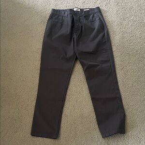 Men's Classic Straight Fit Pants - Black